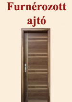 Furnérozott ajtók